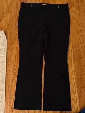 Classic Black Women's Stretch Dress Pants